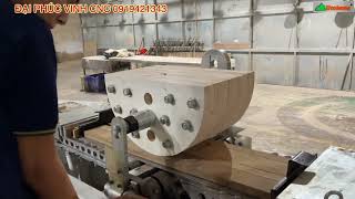 Máy uốn cong gỗ tự nhiên Woodmaster | máy uốn cong gỗ solid