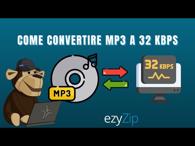 Convertire il bitrate MP3 a 32kbps (Guida semplice)