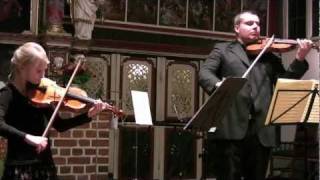 Celia & Daniel Vivaldi a-moll Doppelkonzert Bergedorf 2009.flv