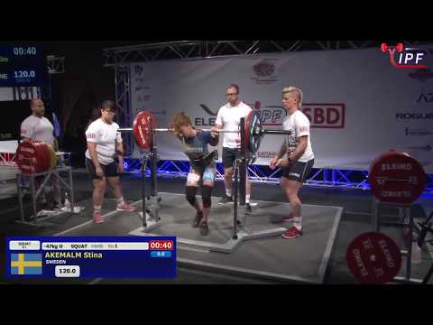 Women Open, 47 kg - World Classic Powerlifting Championships 2018 Platform 1