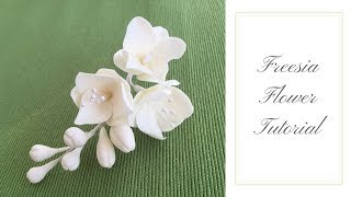 How to make a FREESIA FLOWER | Ilona Deakin at Tiers Of Happiness