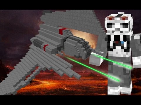 Star Wars"Palpatine`s shuttle" in Minecraft