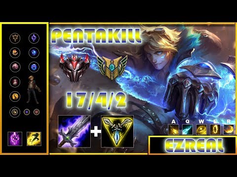 AD Ezreal Adc Pentakill vs Ornn,Syndra,Tahm Kench,Senna and Lee Sin