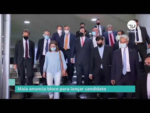 Maia anuncia bloco para lançar candidato - 18/12/20