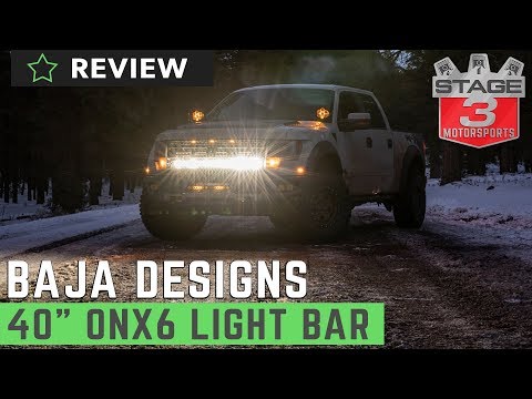 Baja Designs OnX6 40" Straight White Driving/Combo LED Light Bar Review