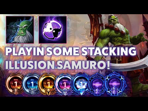 Samuro Illusion Master - PLAYING SOME STACKING ILLUSION SAMURO! - Bronze 2 Grandmaster S2 2023