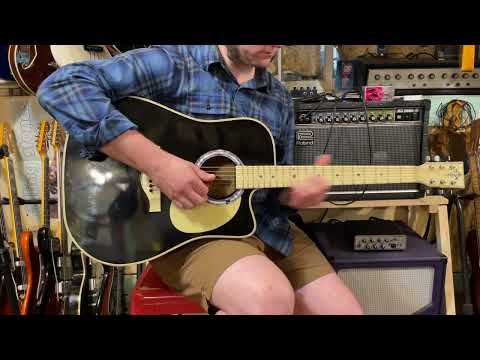 2000s Esteban VL-10 dreadnought guitar