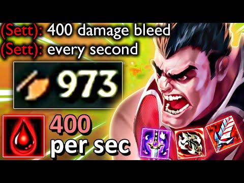 400 BLEED DAMAGE... THAT'S FULL AD DARIUS
