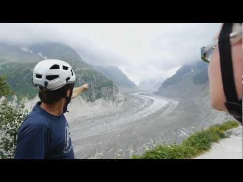 Alps / Mer de glace and Leschaux Glacier - Chamonix, France