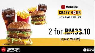 McDelivery Crazy Hour 2019