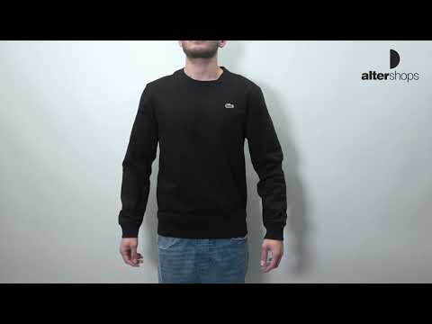 LACOSTE SPORT FLEECE SWEATSHIRT Μαύρο 3SH1505