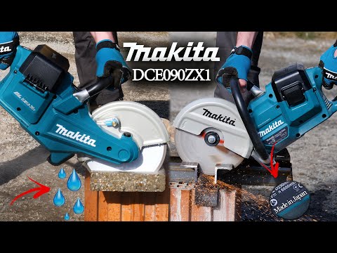 Makita DCE090ZX1 Akumuliatorinis pjūklas ,230mm, max 88mm, 5,6kg (no disc), Be akumuliatorių ir kroviklio! video