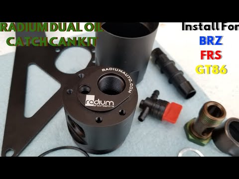 Radium Dual Oil Catch Can Install - Subaru Brz/Frs/Gt86
