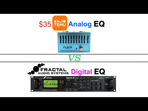 $35 Analog EQ Pedal VS. Pro Digital EQ