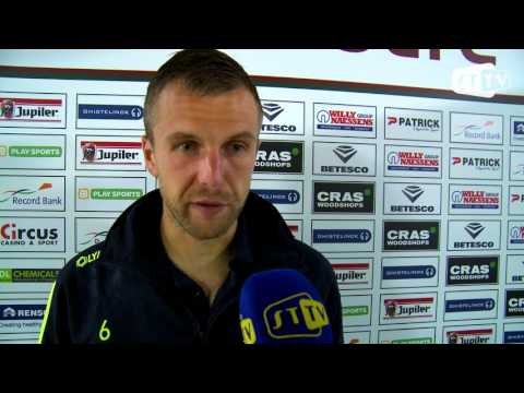 Steven de Petter bij ST TV na SV Zulte Waregem - STVV