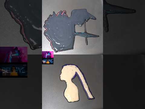 KPop Demon Hunters Pancake Art - SAjA Boys Jinu, HUNTR/X Rumi ( Golden Ver. )