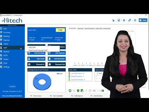 Hitech Billing Software Full Demo - Latest Version Call for demo @6262989804