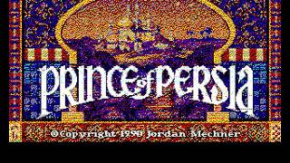 Prince of Persia title screen test in MODE 1 on the Acorn Electron