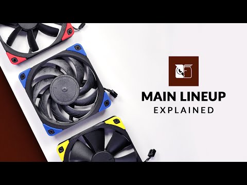 Noctua Main Fan Lineup Explained - @NoctuaVideos NF Series - F12 | S12A | A12x25