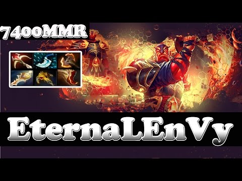 Dota 2 - EternaLEnVy 7400 MMR Plays Ember Spirit Vol 4 - Ranked Match Gameplay!
