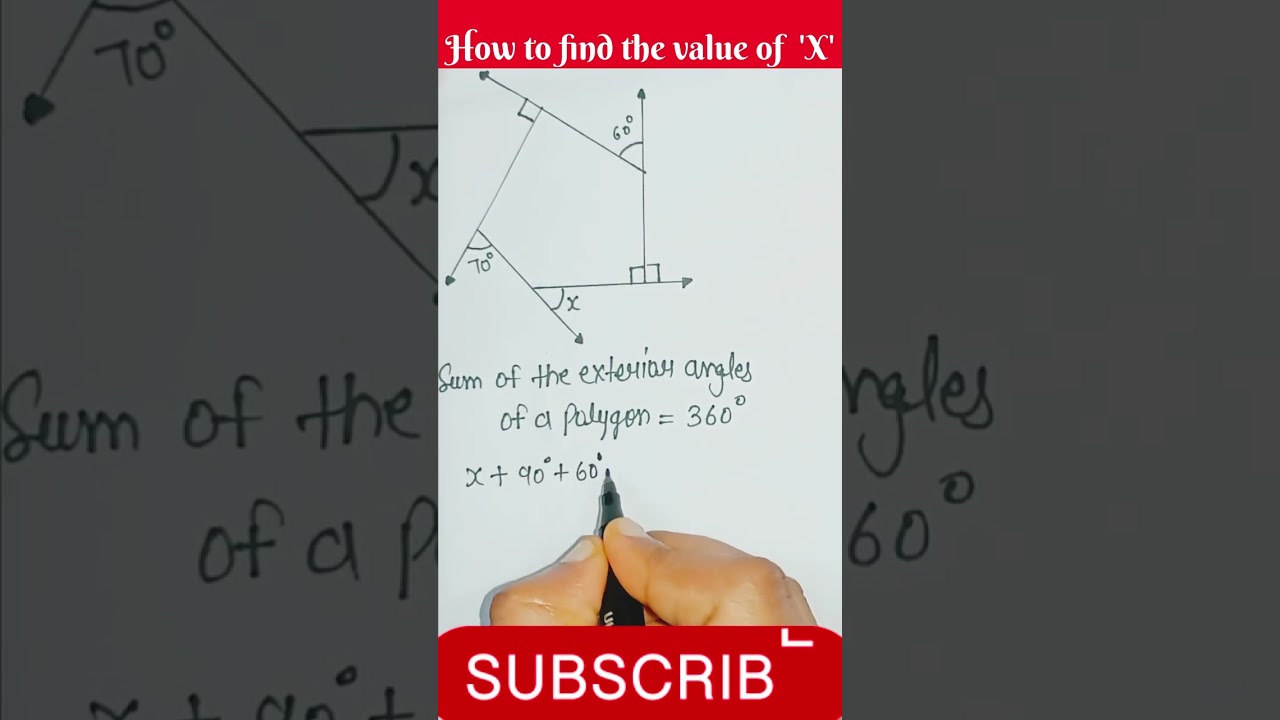 How to find the value of 'x' | understanding quadrilaterals | class 8th | Maths