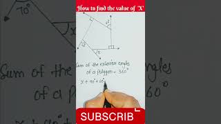 How to find the value of 'x' | understanding quadrilaterals | class 8th | Maths