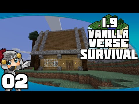 VanillaVerse - Minecraft 1.9 Multiplayer Survival - Ep. 2: Finishing the House! | Minecraft 1.9 Let's Play