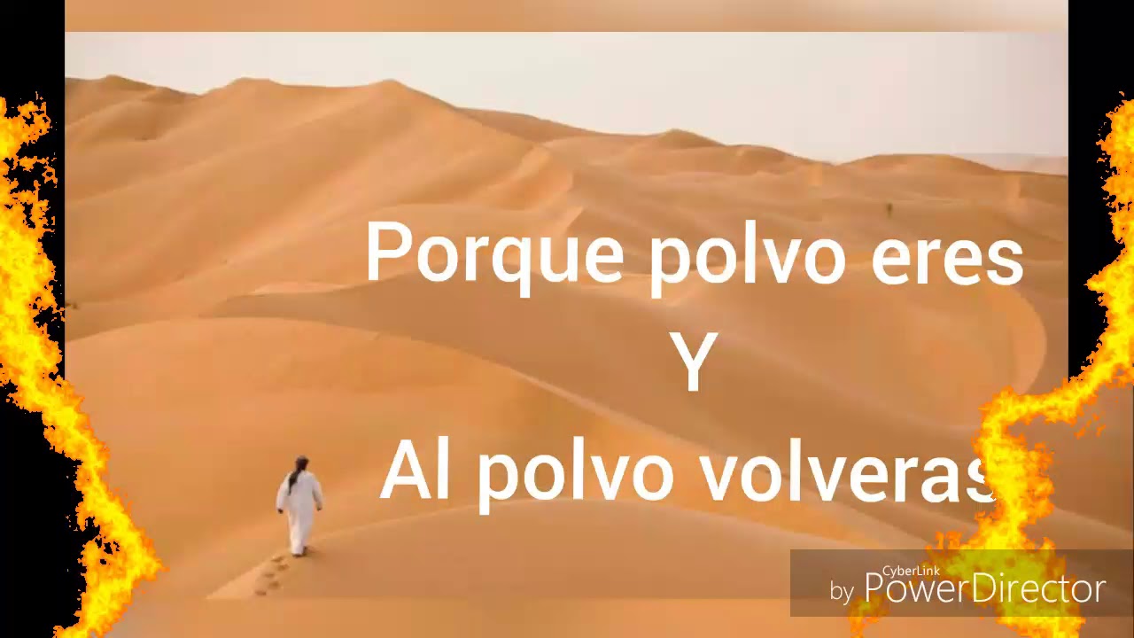 Polvo eres y al polvo volverás