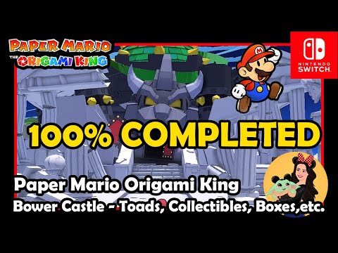Bowser Castle (Toads, Collectibles and Holes) - Paper Mario Origami King - Nintendo Switch
