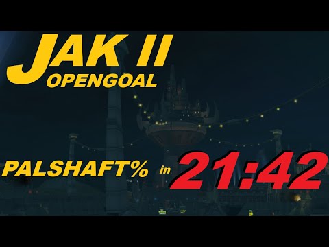 Jak II OpenGOAL PalShaft% Speedrun in 21:42 (August Build)