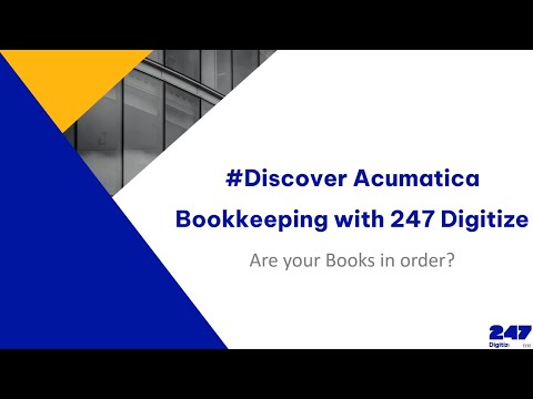 Webinar 1: #Discover Acumatica Bookkeeping