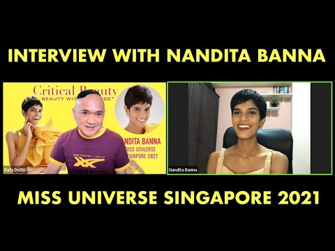 Interview With Nandita Banna - Miss Universe Singapore 2021