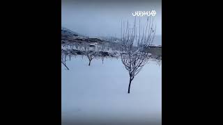 تساقطات ثلجية كثيفة تكسو بالبياض زاوية ألمزي بجماعة آيت بوكماز بأزيلال thumbnail