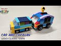 Lego Classic 10696 Car And Caravan Building Instructions