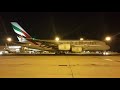 Cleaning Emirates Airline Passenger Aircraft