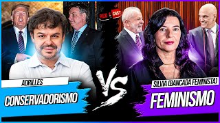 DEBATE: CONSERVADORISMO vs FEMINISMO - part. Adrilles Jorge e Silvia (Bancada Feminista)