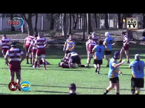 2015 NHRU Round 8 Premier 3 Highlights - University v Southern Beaches