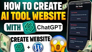 Create AI Tool Website with ChatGPT to WordPress (2025) 🌐
