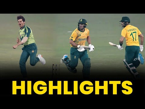 Highlights | Pakistan vs South Africa | T20I | PCB | ME2L