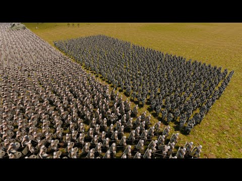 1000 MODERN SOLDIERS VS 100.000 MEDIEVAL SOLDIERS - ULTIMATE EPIC BATTLE SIMULATOR 2 - UEBS