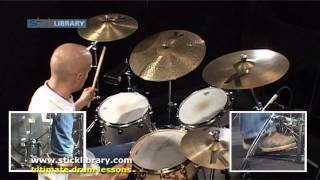 John Bonham - Good Times Bad Times Drum Lesson With Pete Riley Sticklibrary.com