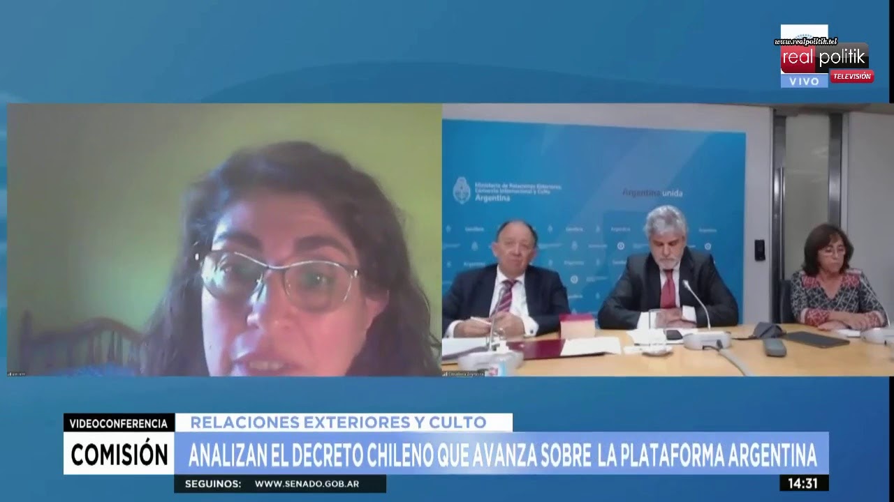 Solá y Filmus expusieron en el Senado sobre el conflicto con Chile por la plataforma continental