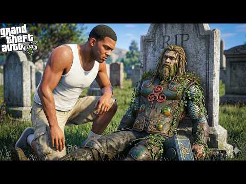 Franklin Restoring An Abandoned Thor's Suit in GTA 5 ! (GTA 5 mods)