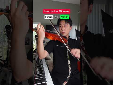 1 second Vs 10 years playing violin