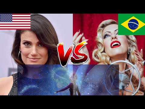 INTO THE UNKNOWN vs MINHA INTUIÇÃO PATD (Into The Unknown English Vs Brazilian) - Country Vs Country