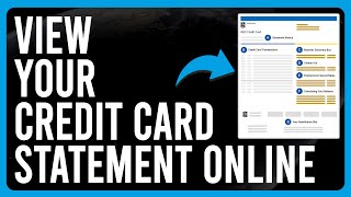 How To View Your Credit Card Statement Online (Check and View Credit Card Statement Tutorial)