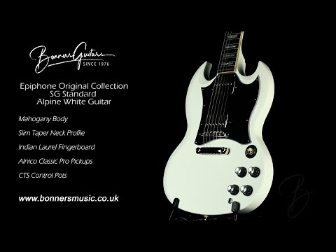 Epiphone Original Collection SG Standard Alpine White Guitar | Bonners Guitar Store