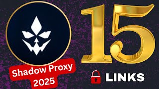 15 Shadow Web Proxy Links 2025 | How to Get Anything Unblocked on Chromebook