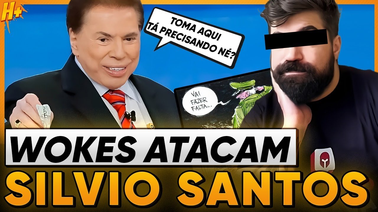 LACRADORES ATACAM SILVIO SANTOS NA INTERNET