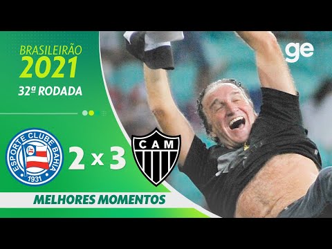 Gols e lances de Bahia x Atlético Mineiro